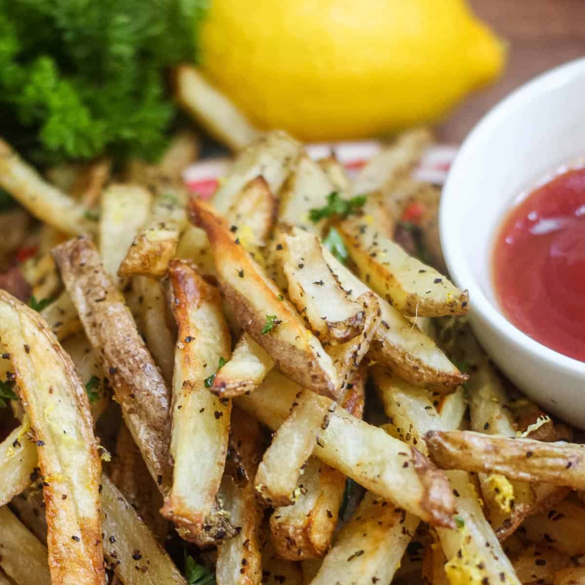 Zesty Kick: Lemon Chilli Fries