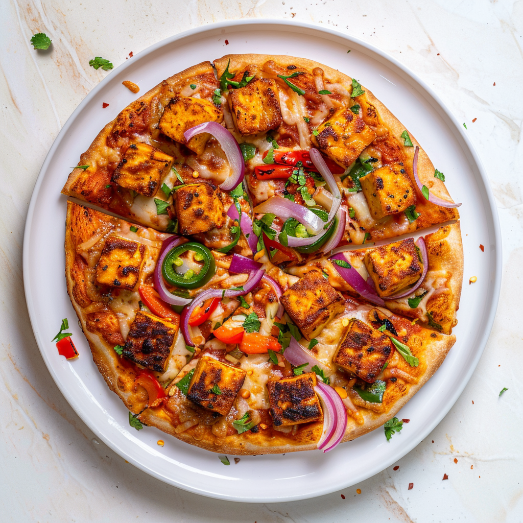 Paneer Tandoori Pizza